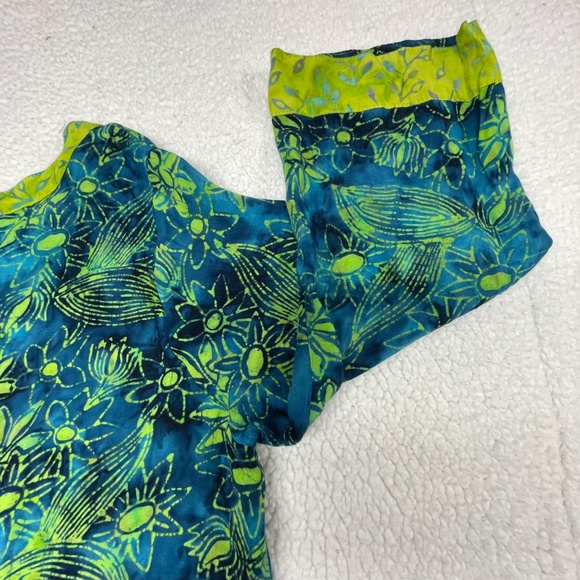 Women’s 1X  Green/Blue Soft Surroundings Top - Picture 8 of 13